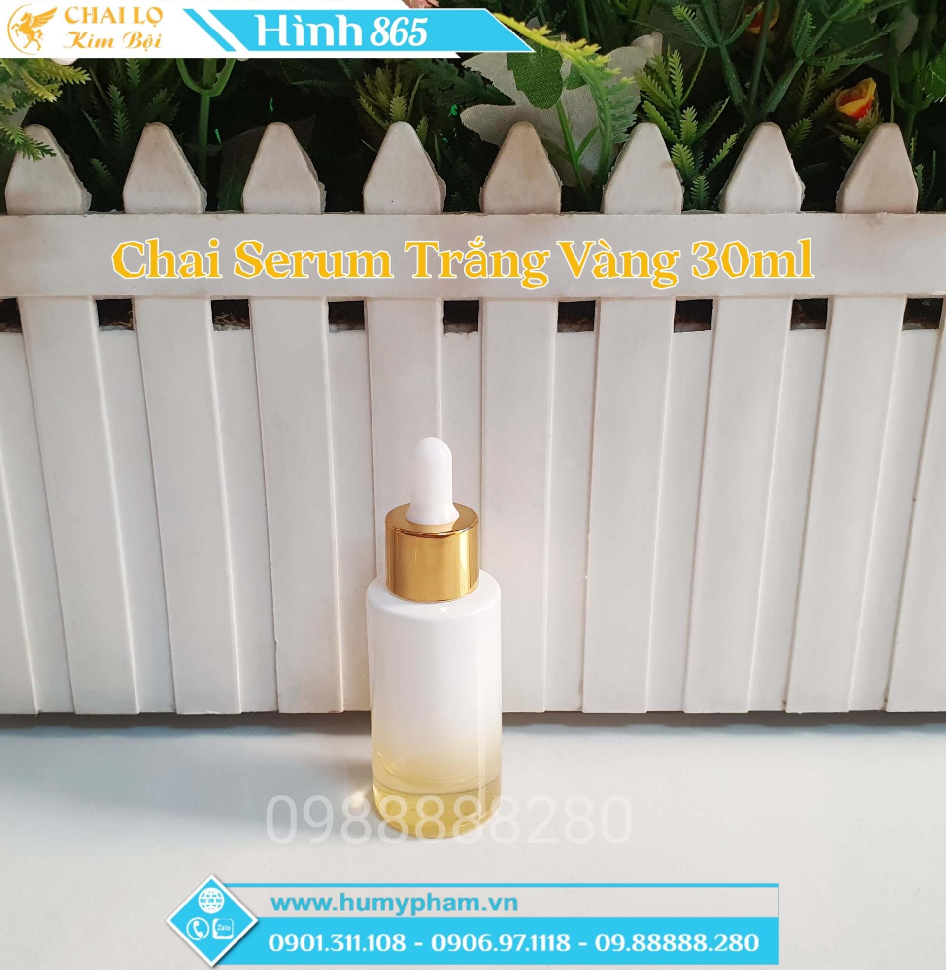 chai serum khoen vàng